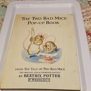 The Two Bad Mice Pop-Up Book by Beatrix Potter - Cream Cover with Illustrations